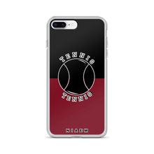 Load image into Gallery viewer, Tennis iPhone Case (Black &amp; Red 2)