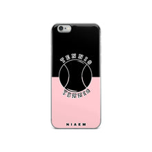 Load image into Gallery viewer, Tennis iPhone Case (Black &amp; Pink 3)