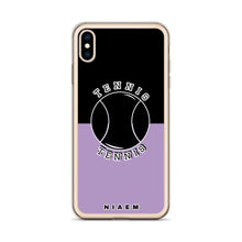 Load image into Gallery viewer, Tennis iPhone Case (Black &amp; Purple 2)