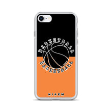 Load image into Gallery viewer, Basketball iPhone Case (Black &amp; Orange 1)