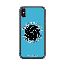 Load image into Gallery viewer, Blue volleyball iPhone X/XS phone cases