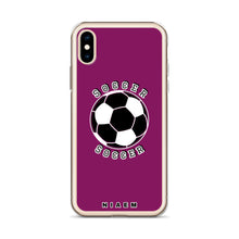 Load image into Gallery viewer, Soccer iPhone Case (Pink 6)