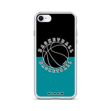Load image into Gallery viewer, Basketball iPhone Case (Black &amp; Blue 3)