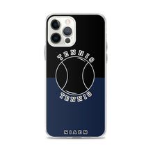 Load image into Gallery viewer, Tennis iPhone Case (Black &amp; Navy)