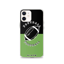 Load image into Gallery viewer, American Football iPhone Case (Black &amp; Green)