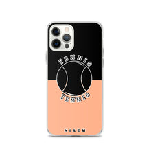 Load image into Gallery viewer, Tennis iPhone Case (Black &amp; Orange 2)