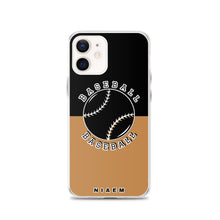 Load image into Gallery viewer, Baseball iPhone Case (Black &amp; Nude)