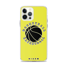 Load image into Gallery viewer, Basketball iPhone Case (Yellow 3)