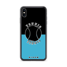 Load image into Gallery viewer, Tennis iPhone Case (Black &amp; Blue 7)