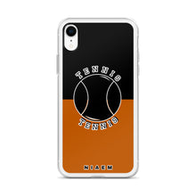 Load image into Gallery viewer, Tennis iPhone Case (Black &amp; Brown 1)