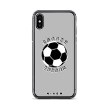 Load image into Gallery viewer, Soccer iPhone Case (Grey 2)