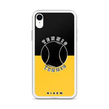 Load image into Gallery viewer, Tennis iPhone Case (Black &amp; Yellow)