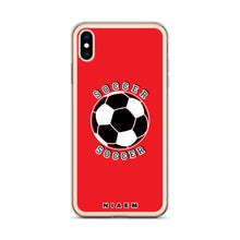 Load image into Gallery viewer, Soccer iPhone Case (Red 1)