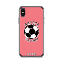 Load image into Gallery viewer, Soccer iPhone Case (Pink 2)
