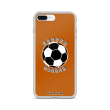 Load image into Gallery viewer, Soccer iPhone Case (Brown 1)