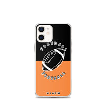 Load image into Gallery viewer, American Football iPhone Case (Black &amp; Orange 1)