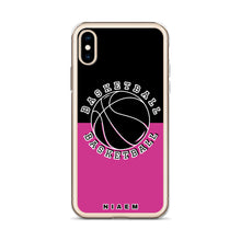Load image into Gallery viewer, Basketball iPhone Case (Black &amp; Pink 5)