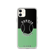Load image into Gallery viewer, Tennis iPhone Case (Black &amp; Green 4)