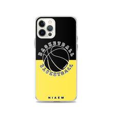 Load image into Gallery viewer, Basketball iPhone Case (Black &amp; Yellow 1)