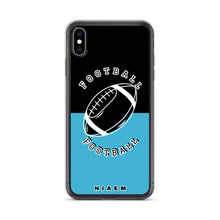 Load image into Gallery viewer, American Football iPhone Case (Black &amp; Blue 7)