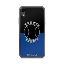 Load image into Gallery viewer, Tennis iPhone Case (Black &amp; Blue 2)