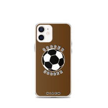 Load image into Gallery viewer, Soccer iPhone Case (Brown)