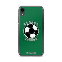 Load image into Gallery viewer, Soccer iPhone Case (Green 1)