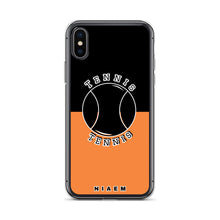 Load image into Gallery viewer, Tennis iPhone Case (Black &amp; Orange 1)