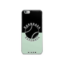 Load image into Gallery viewer, Baseball iPhone Case (Black &amp; Green 5)