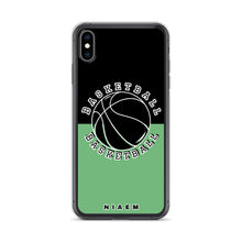 Load image into Gallery viewer, Basketball iPhone Case (Black &amp; Green 4)