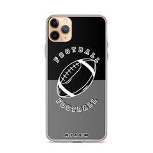 Load image into Gallery viewer, American Football iPhone Case (Black &amp; Grey)