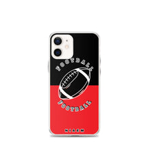Load image into Gallery viewer, American Football iPhone Case (Black &amp; Red 1)