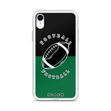 Load image into Gallery viewer, American Football iPhone Case (Black &amp; Green 1)