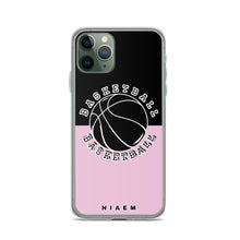 Load image into Gallery viewer, Basketball iPhone Case (Black &amp; Pink 4)