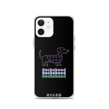 Load image into Gallery viewer, Purple Dachshund iPhone Case