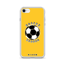 Load image into Gallery viewer, Soccer iPhone Case (Yellow)