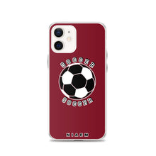 Load image into Gallery viewer, Soccer iPhone Case (Red 2)