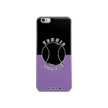 Load image into Gallery viewer, Tennis iPhone Case (Black &amp; Purple 1)