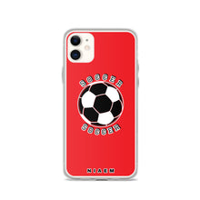 Load image into Gallery viewer, Soccer iPhone Case (Red 1)