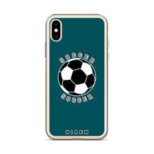 Load image into Gallery viewer, Soccer iPhone Case (Blue 4)
