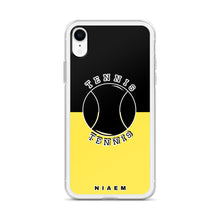 Load image into Gallery viewer, Tennis iPhone Case (Black &amp; Yellow 1)