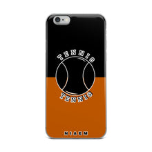 Load image into Gallery viewer, Tennis iPhone Case (Black &amp; Brown 1)