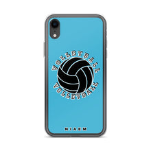 Load image into Gallery viewer, Blue volleyball iPhone XR phone cases