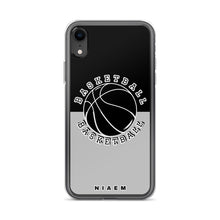 Load image into Gallery viewer, Basketball iPhone Case (Black &amp; Grey 2)
