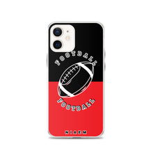 Load image into Gallery viewer, American Football iPhone Case (Black &amp; Red 1)
