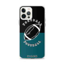 Load image into Gallery viewer, American Football iPhone Case (Black &amp; Blue 4)