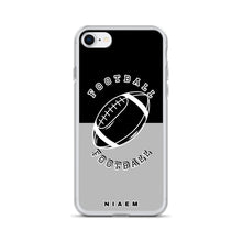 Load image into Gallery viewer, American Football iPhone Case (Black &amp; Grey 2)