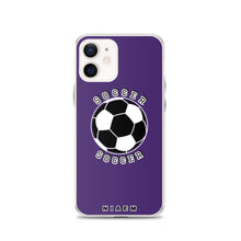 Load image into Gallery viewer, Soccer iPhone Case (Purple)
