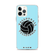 Load image into Gallery viewer, Light blue volleyball iPhone 12 Pro Max phone cases
