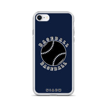 Load image into Gallery viewer, Baseball iPhone Case (Navy)
